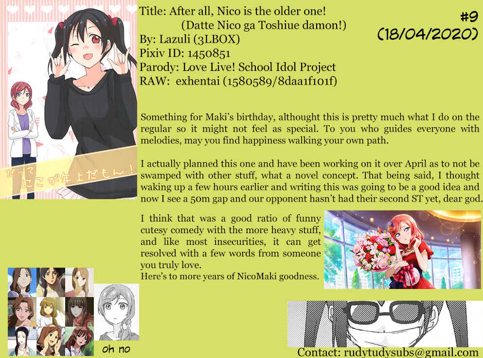 Page 31 Chapter Unknown_d744 Love Live! - After all, Nico is the older one! (Doujinshi)