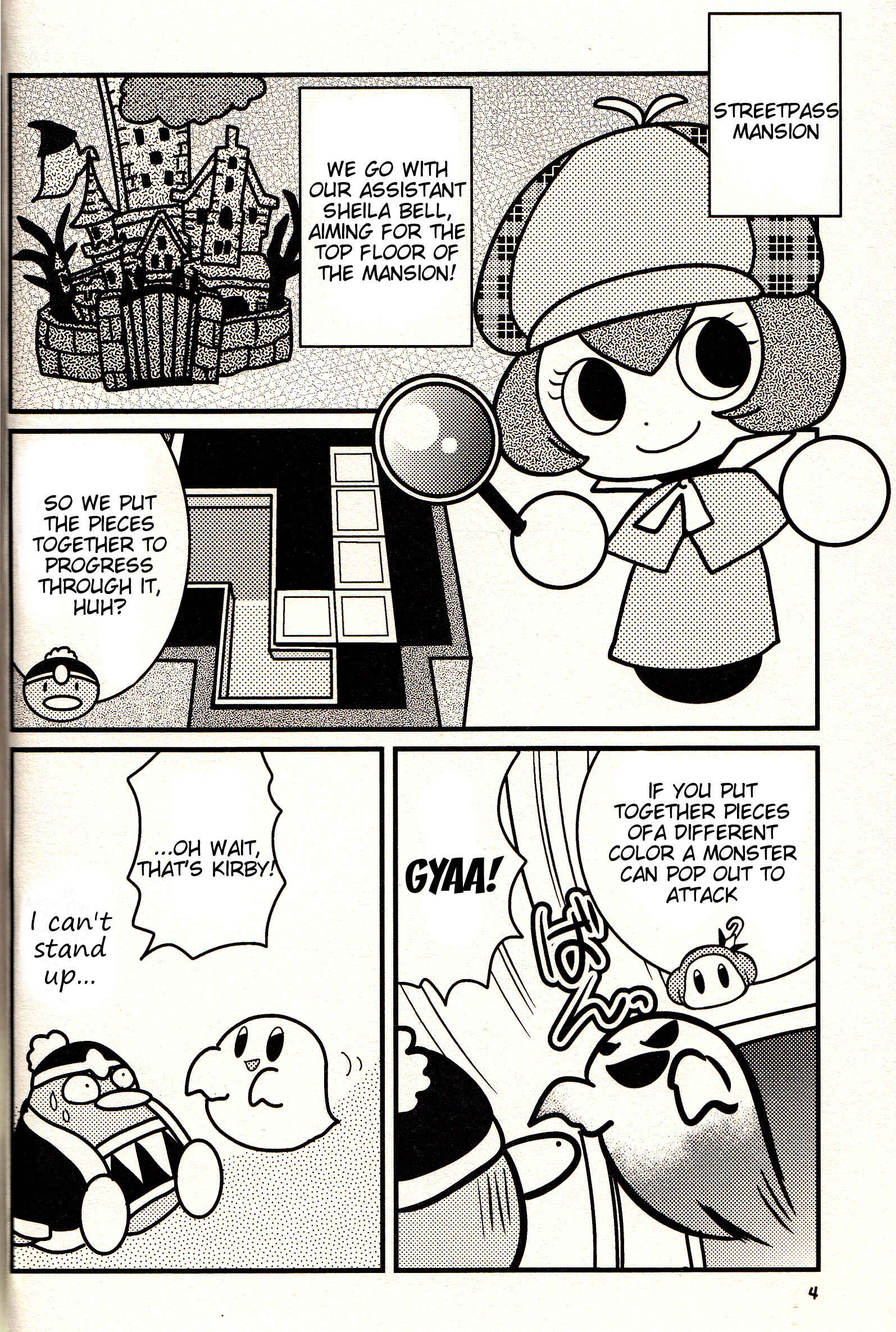 Page 3 Chapter Unknown_0930 Kirby x Animal Crossing - A Perfect StreetPass Day (Doujinshi)