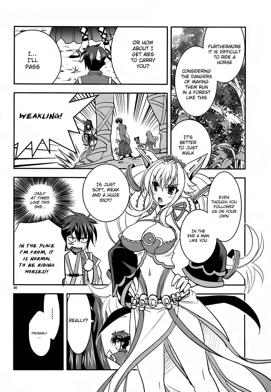 Page 30 Chapter 4 Ochitekita Ryuuou to Horobiyuku Majo no Kuni