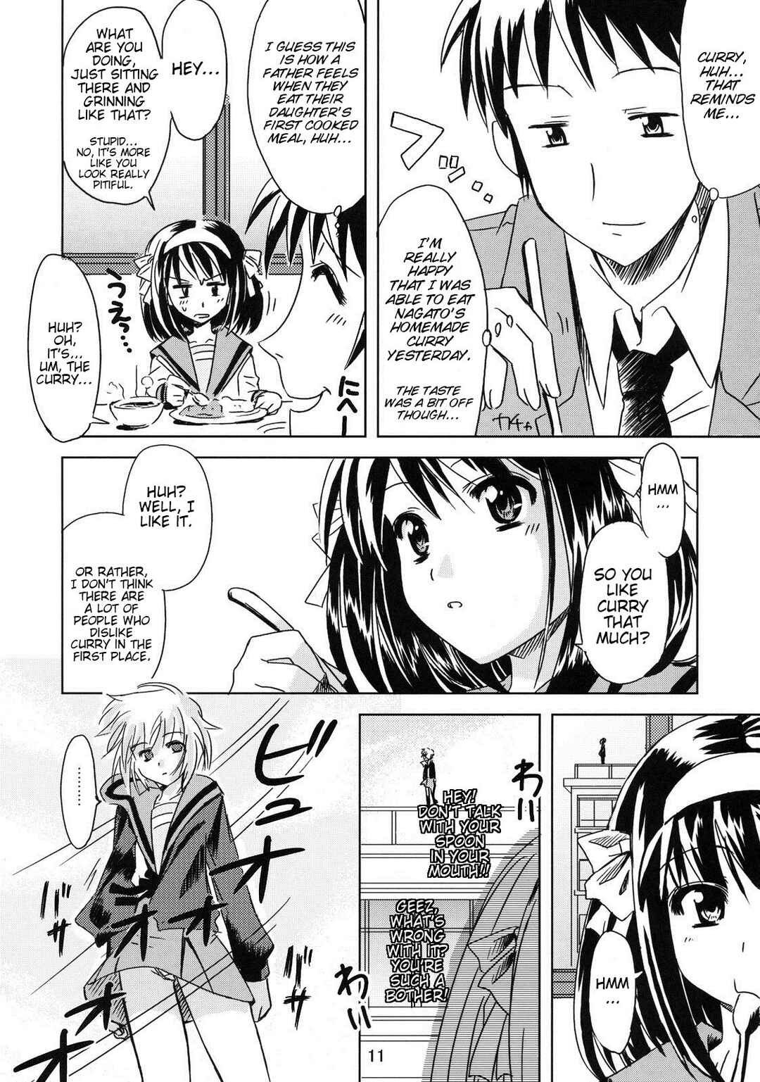 Page 11 Chapter Unknown_9997 Suzumiya Haruhi no Yuuutsu - Kyou mo Ashita mo Curry Youbi (Doujinshi)