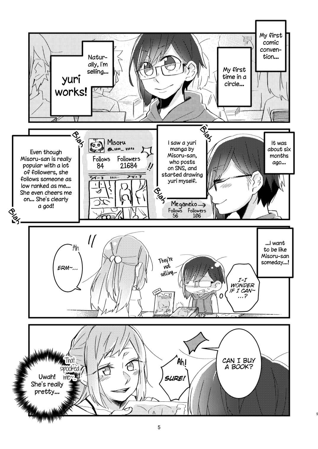 Page 3 Chapter Unknown_254f Akogare no Yuri Eshi-san to Off-Pako Shitatta wwwww