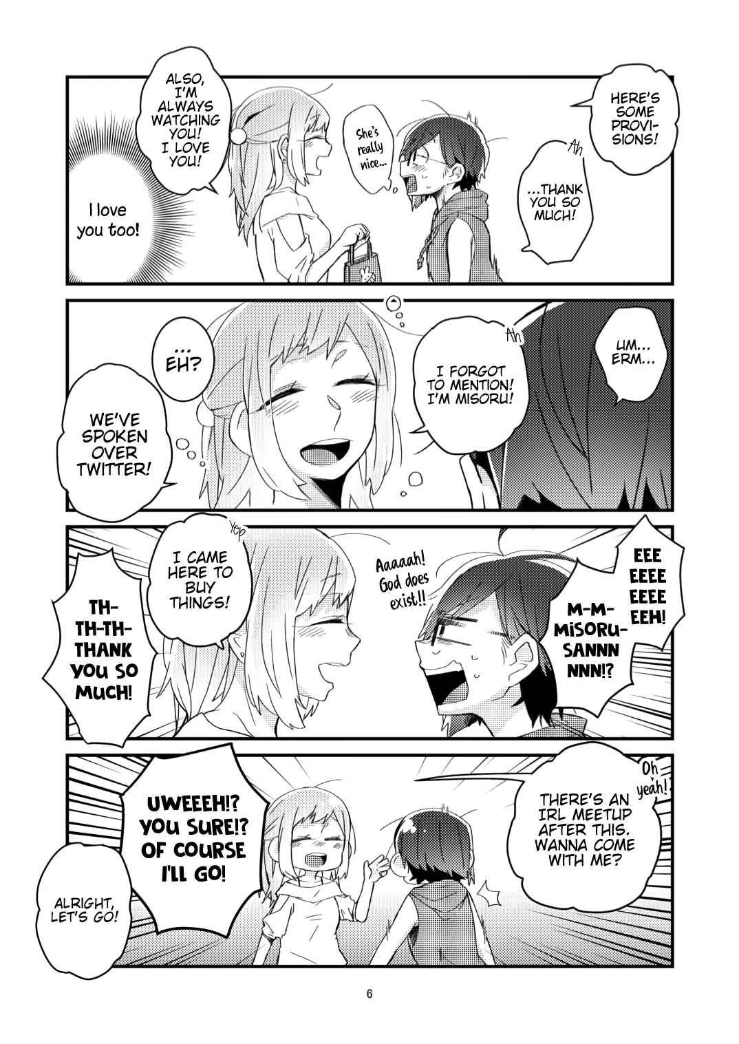 Page 4 Chapter Unknown_254f Akogare no Yuri Eshi-san to Off-Pako Shitatta wwwww