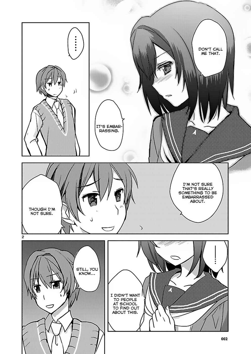 Page 2 Chapter 3 Shinonome Yuuko loves short stories