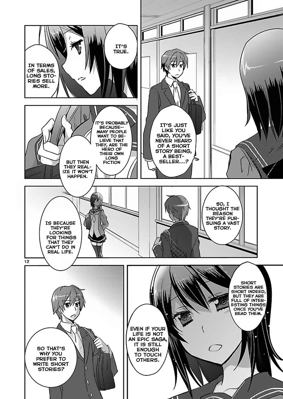 Page 12 Chapter 4 Shinonome Yuuko loves short stories