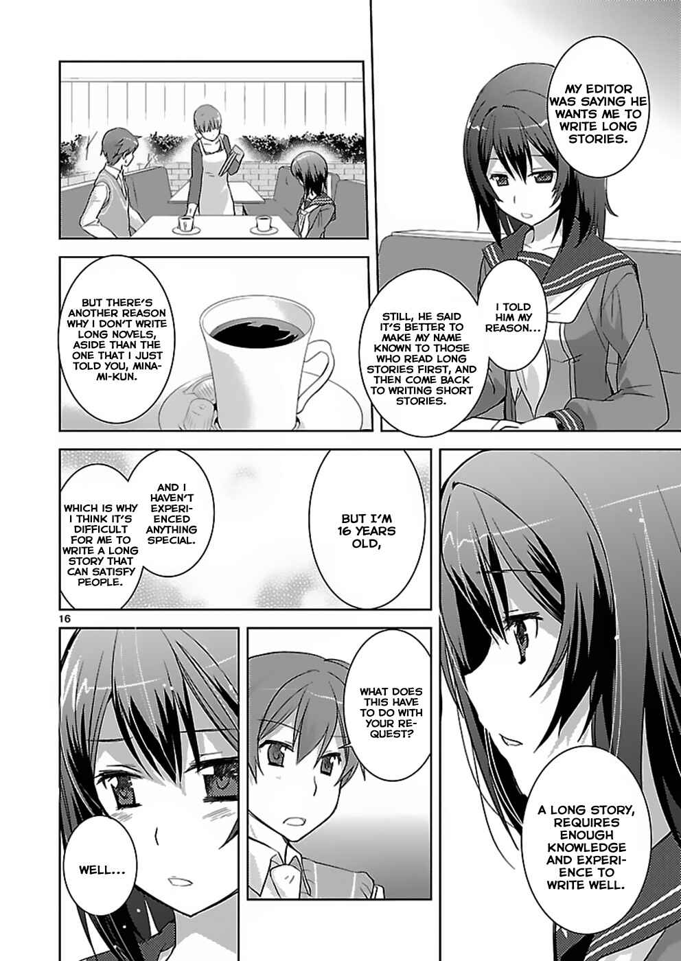Page 16 Chapter 4 Shinonome Yuuko loves short stories