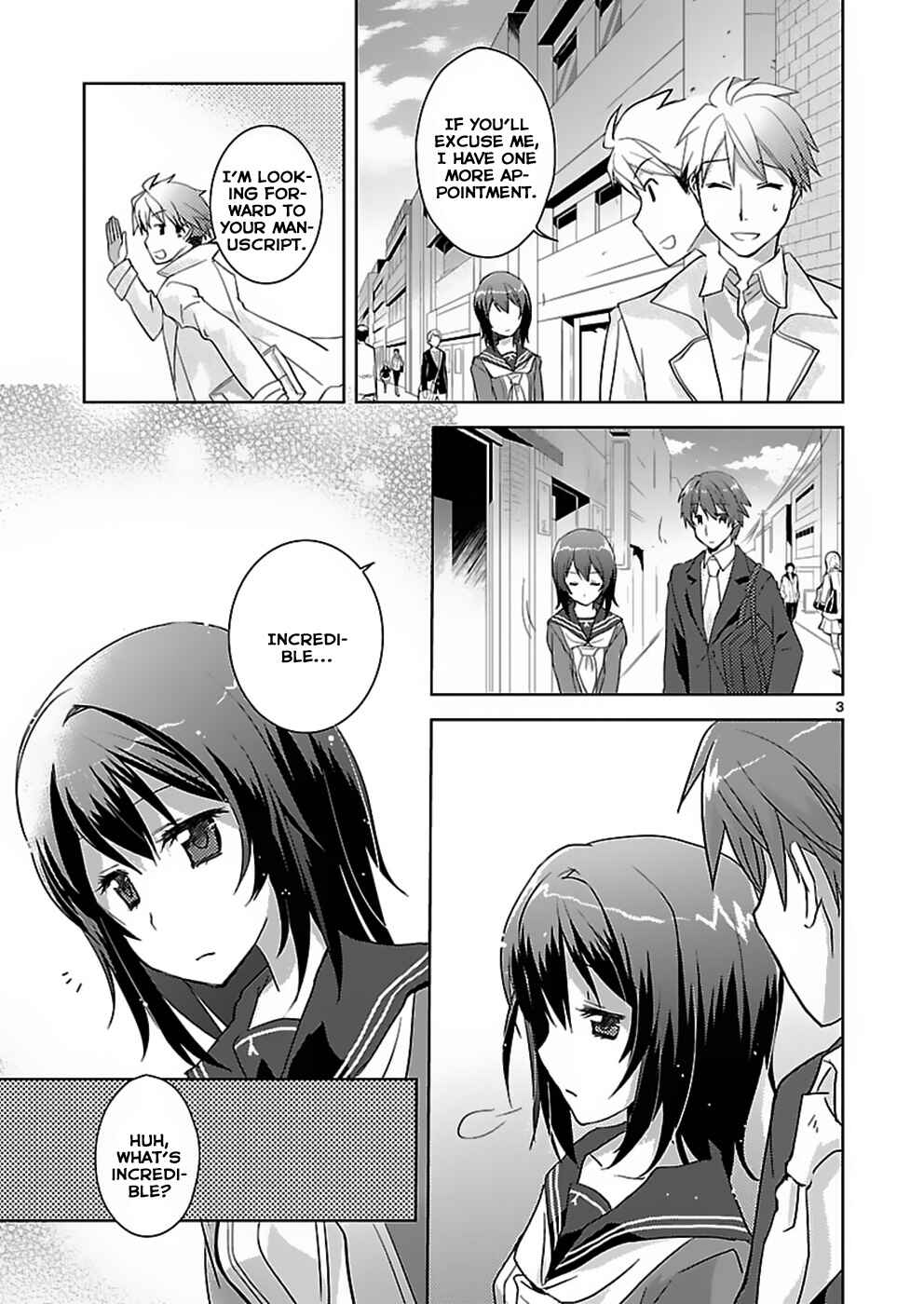 Page 3 Chapter 4 Shinonome Yuuko loves short stories