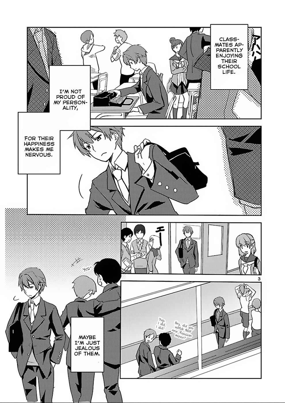 Page 3 Chapter 0 Shinonome Yuuko loves short stories