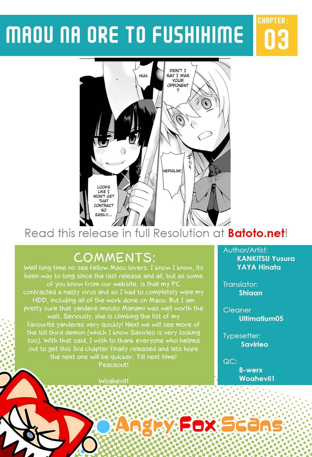Page 29 Chapter 3 Maou na Ore to Fushihime no Yubiwa
