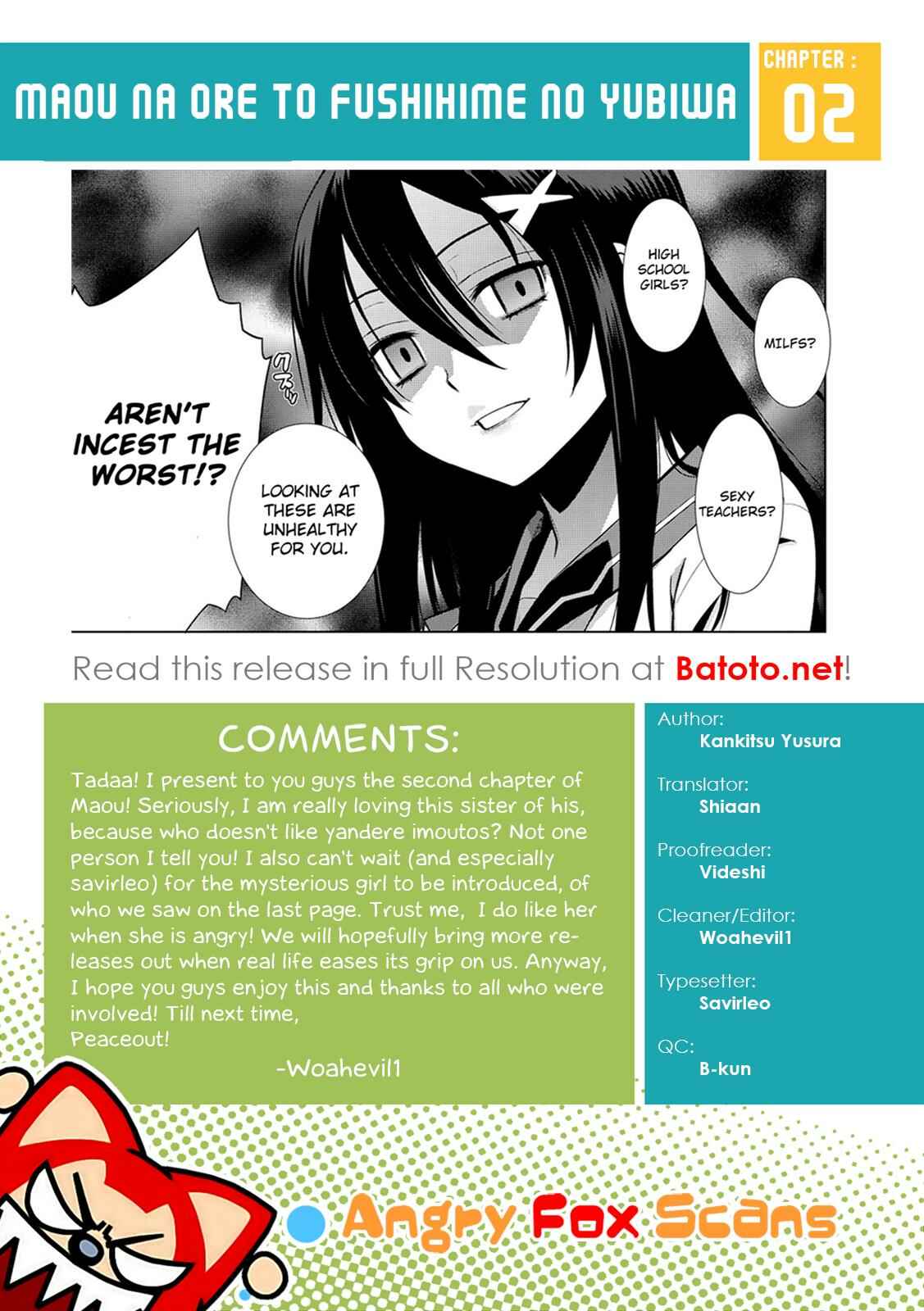 Page 34 Chapter 2 Maou na Ore to Fushihime no Yubiwa