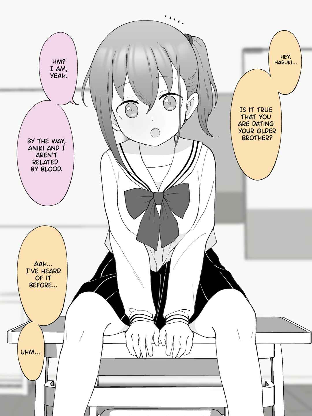 Page 1 Chapter 87 How the Little Brother Who Turned Into a Girl Became His Big Brothers Girlfriend