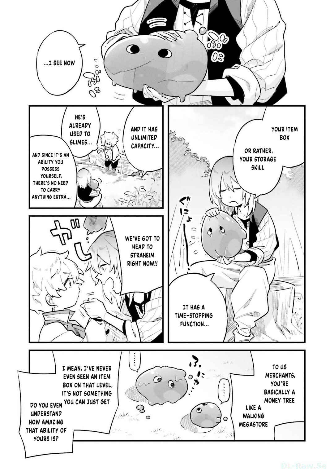 Page 4 Chapter 4 Karada wa Jidou, Nakami wa Ossan no Nariagari Boukenki