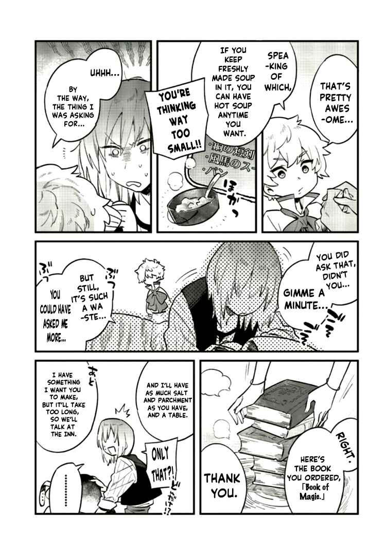 Page 4 Chapter 4.1 Karada wa Jidou, Nakami wa Ossan no Nariagari Boukenki