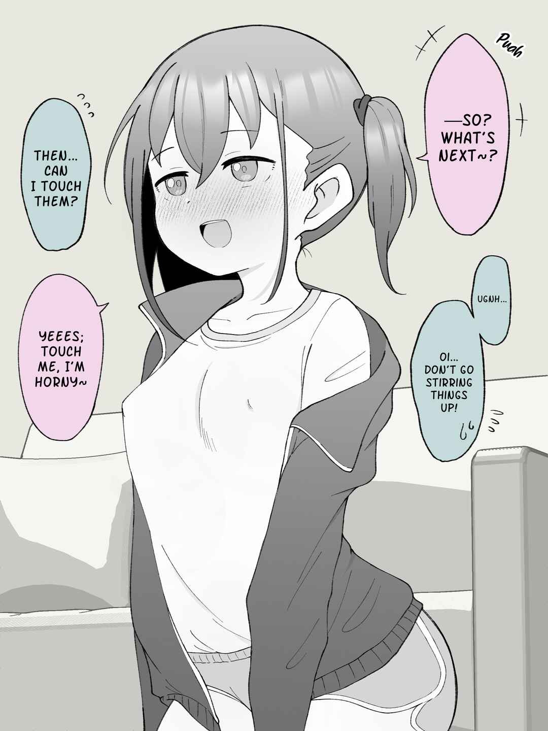 Page 3 Chapter 37.6 How the Little Brother Who Turned Into a Girl Became His Big Brothers Girlfriend. (Fantia 18+ Content)