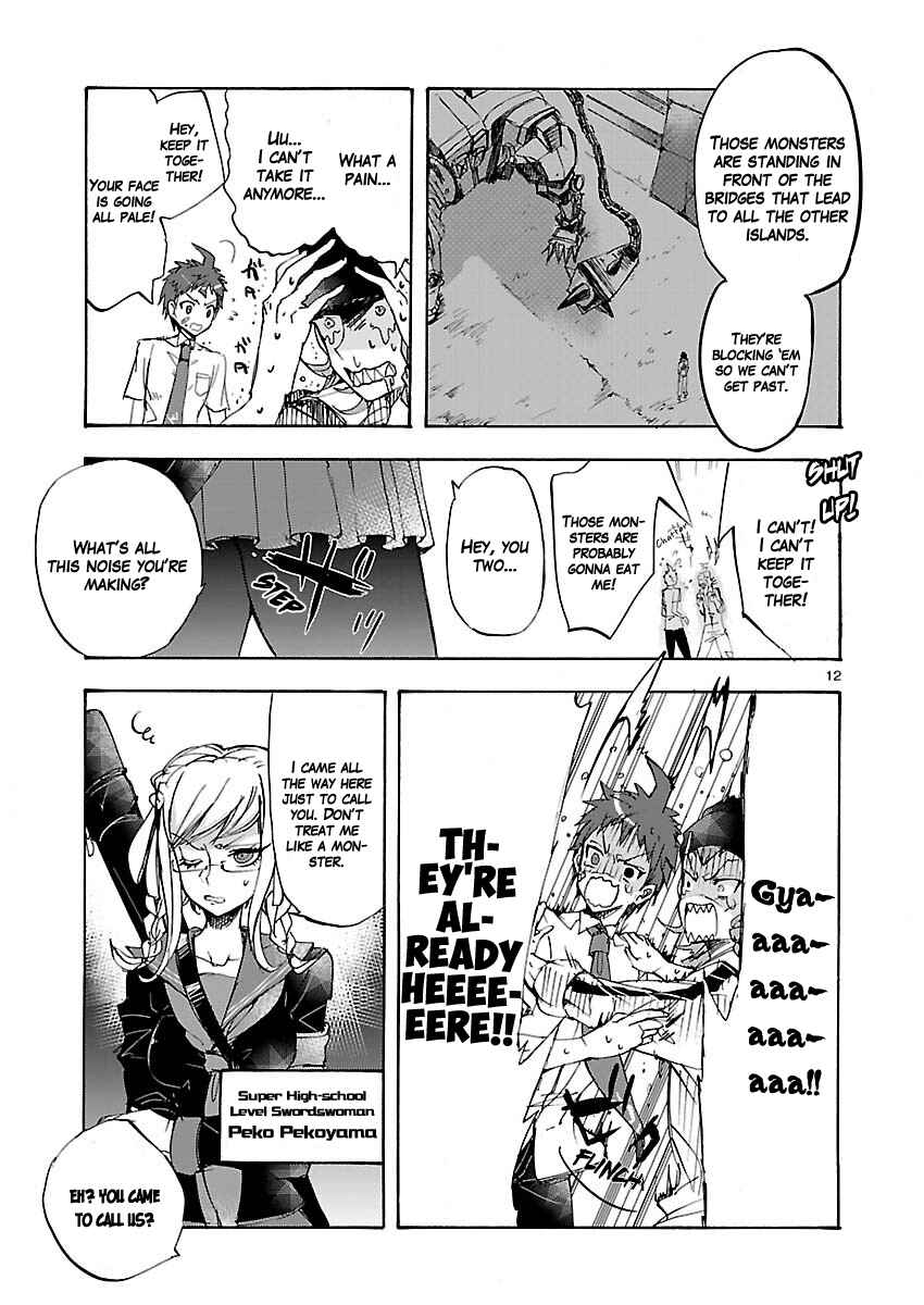 Page 12 Chapter 1 Super Danganronpa 2 - Zetsubouteki Ingaritsu no Naka no Souda Kazuichi