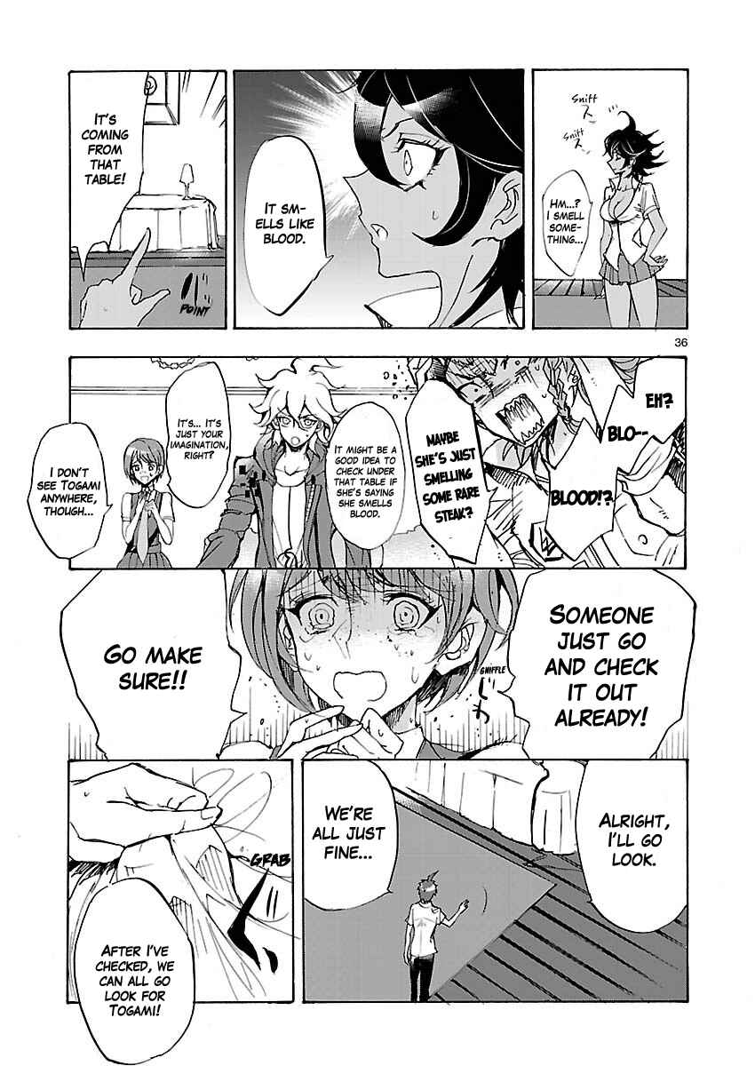 Page 36 Chapter 1 Super Danganronpa 2 - Zetsubouteki Ingaritsu no Naka no Souda Kazuichi