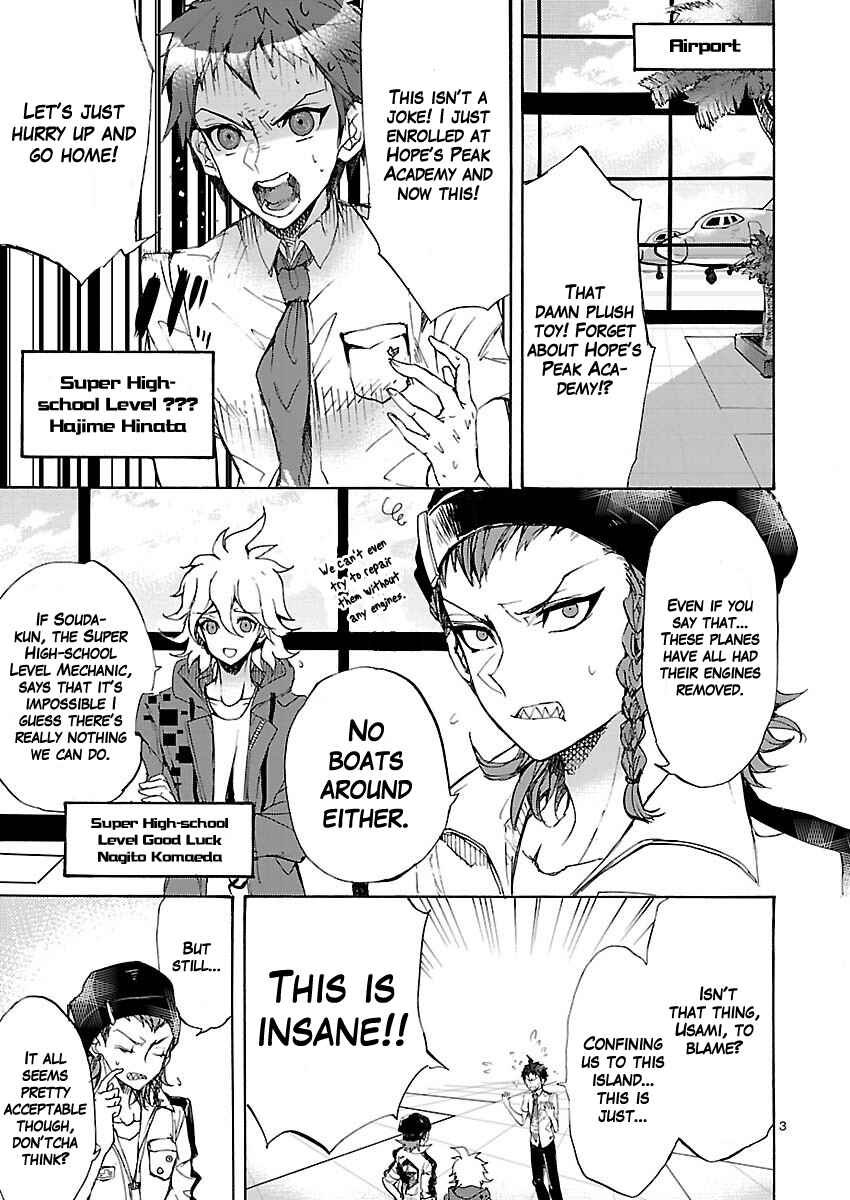 Page 4 Chapter 0 Super Danganronpa 2 - Zetsubouteki Ingaritsu no Naka no Souda Kazuichi