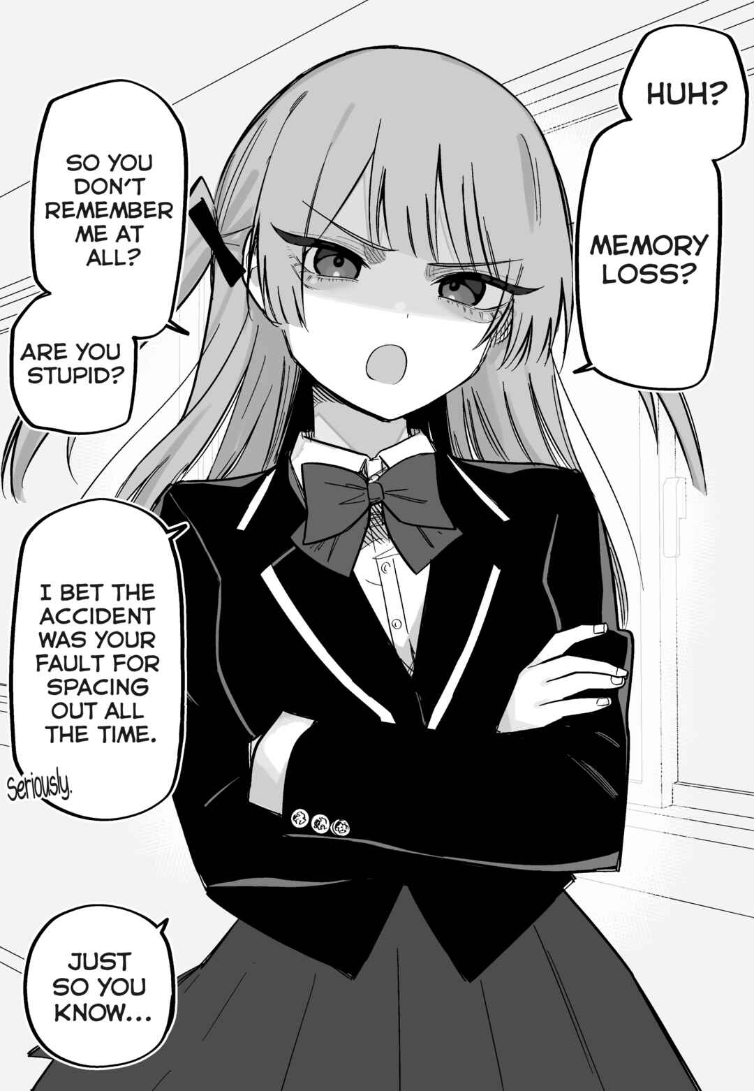 Page 1 Chapter Unknown_c82e Apparently I Have a Tsundere Girlfriend After Getting Memory Loss