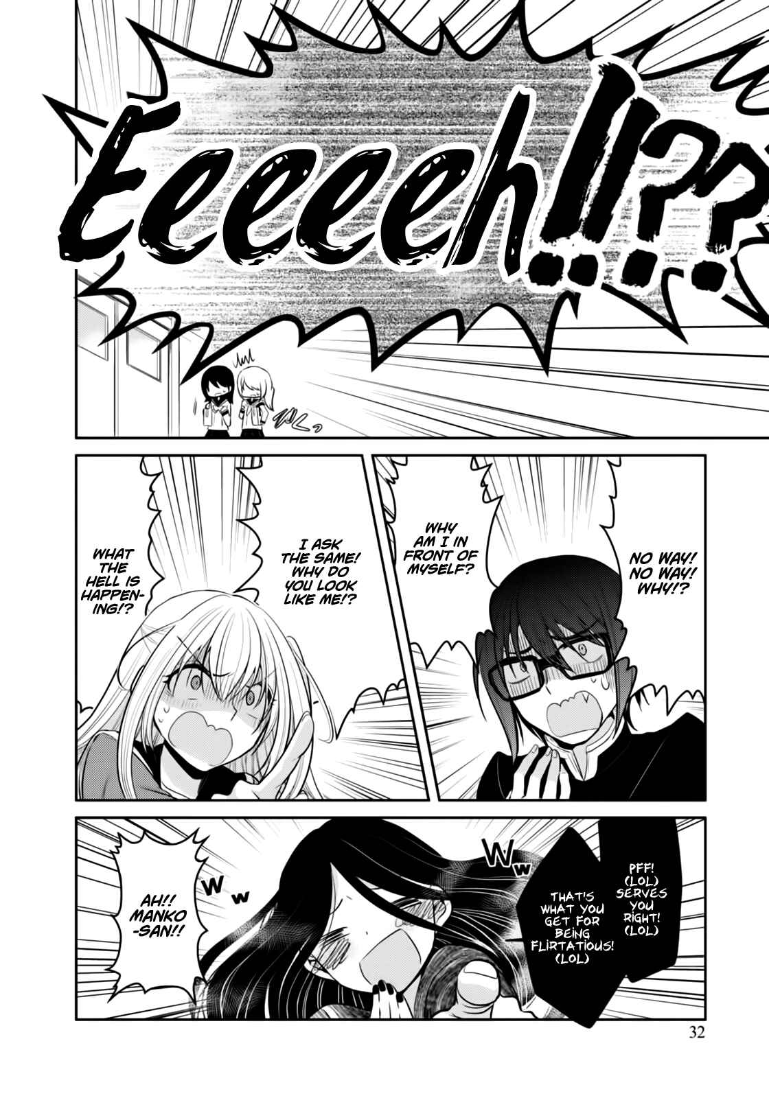 Page 32 Chapter 1 Ore ga Fujoshi de Aitsu ga Yuriota de