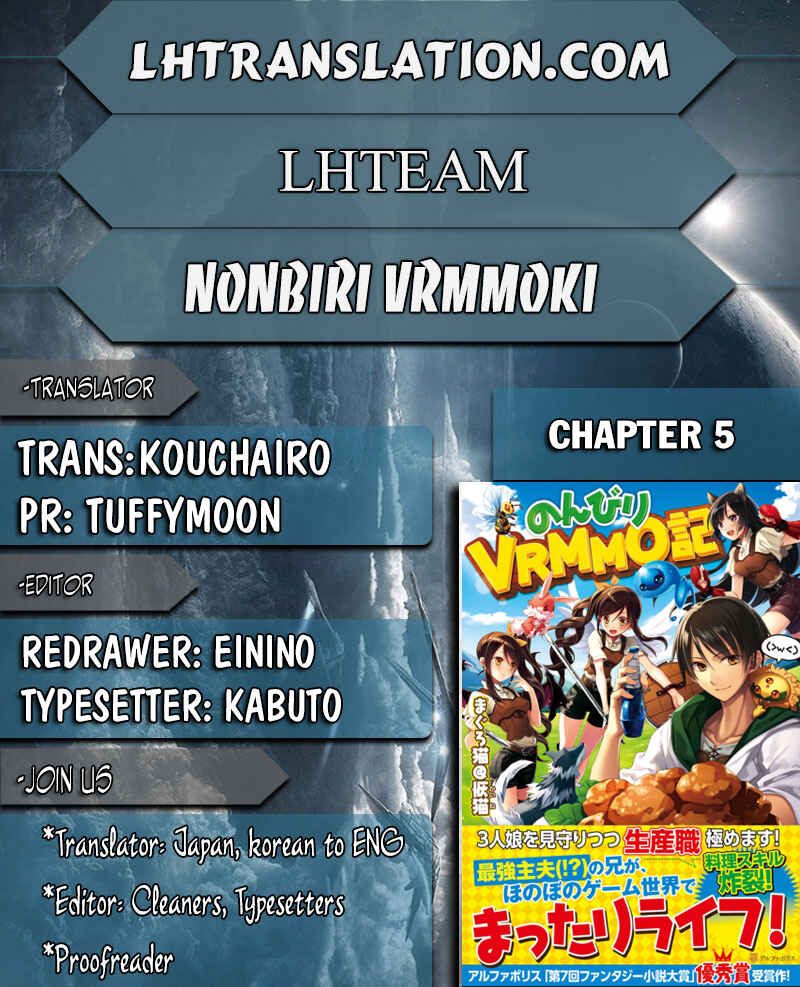 Page 1 Chapter 5 Nonbiri VRMMO-ki