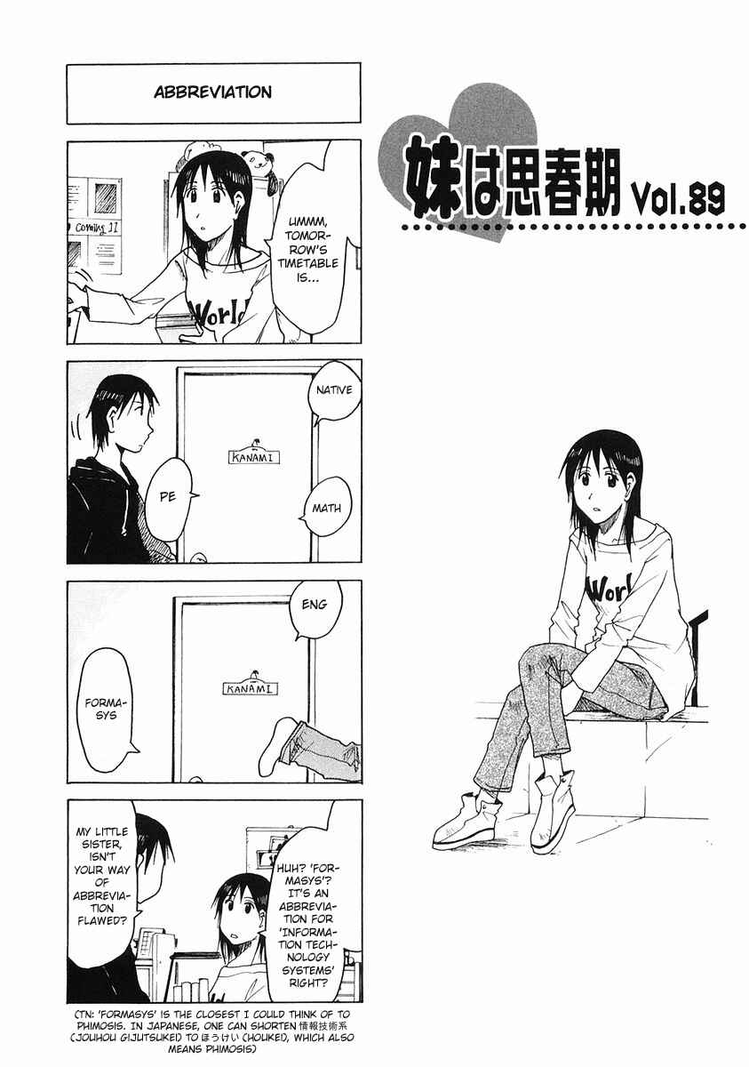 Page 1 Chapter 89 Imouto wa Shishunki