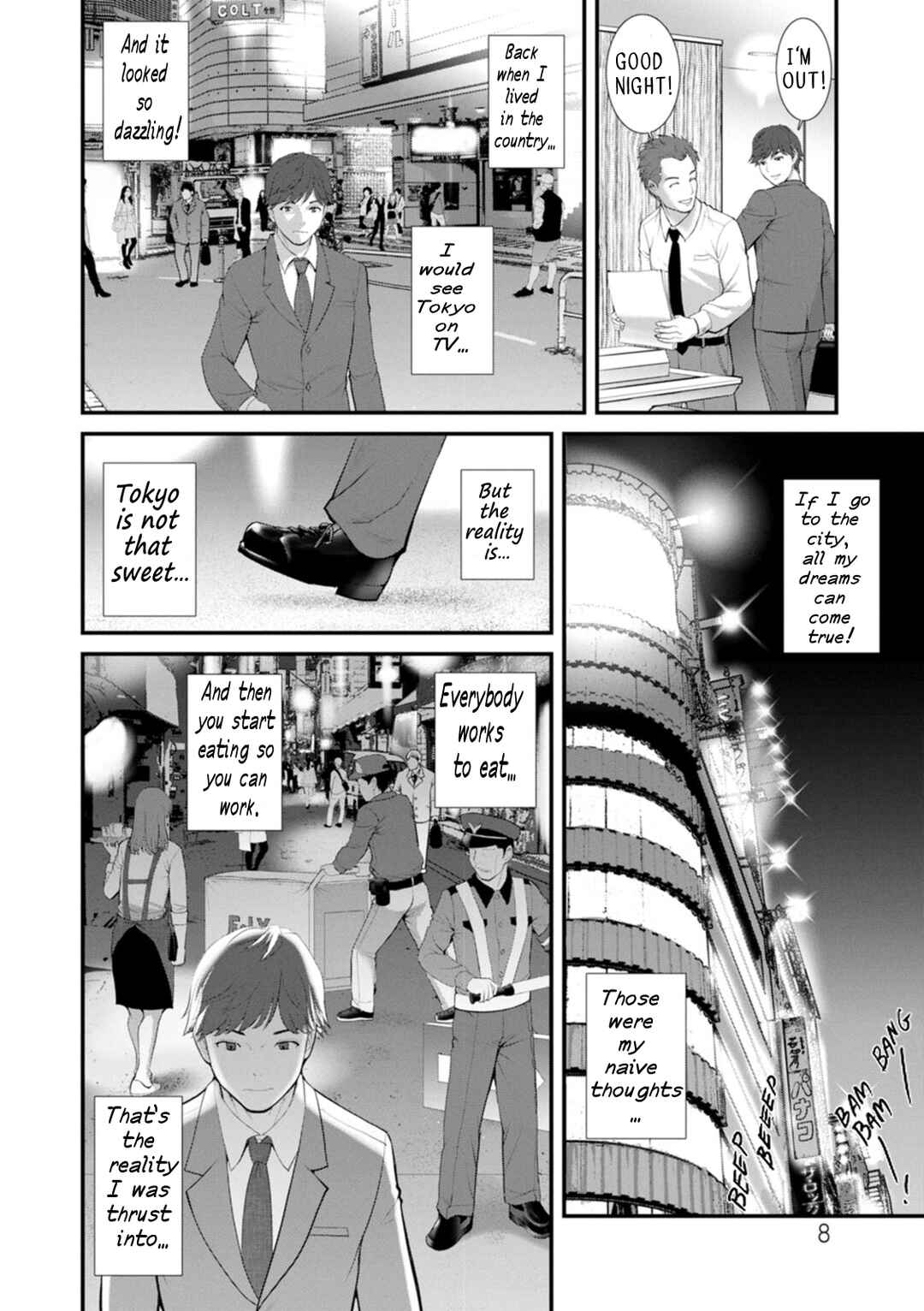 Page 8 Chapter 1 Chika 30m no Mitsugetsu o...