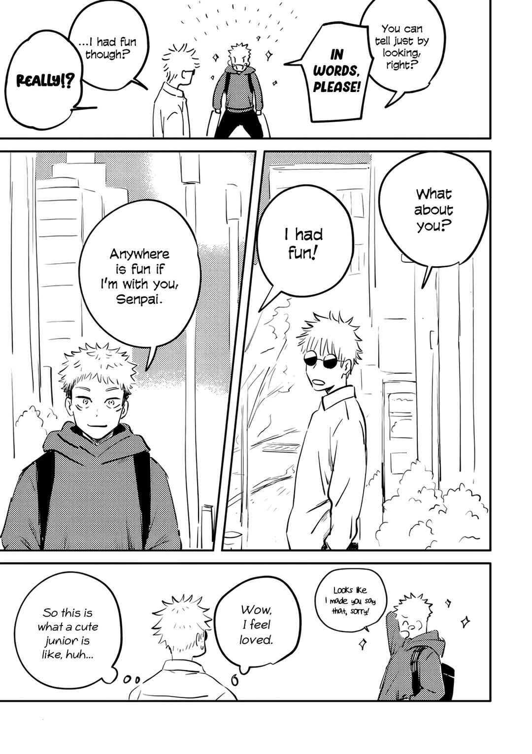 Page 12 Chapter Unknown_8ad8 Jujutsu Kaisen - Yuruginai Yuragi (Doujinshi)