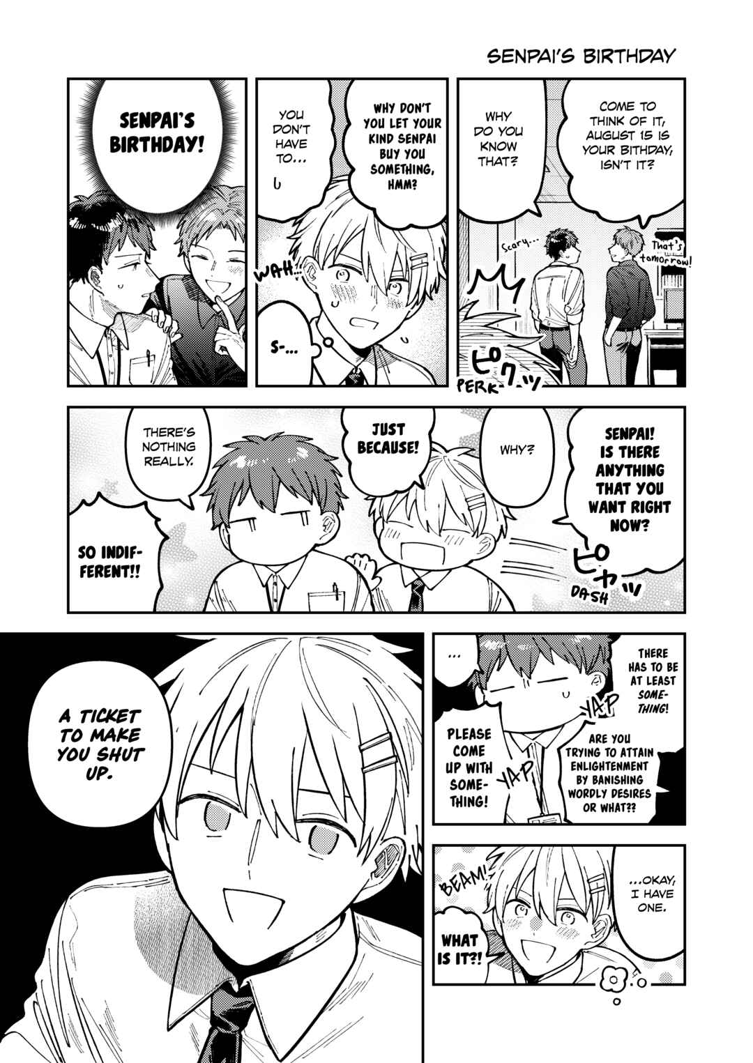Page 1 Chapter 1 Wagamama Kouhai-kun - Twitter/X Extras