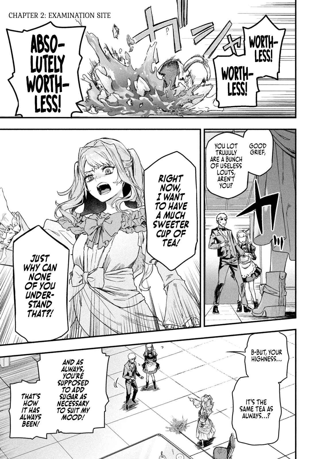 Page 1 Chapter 2 Wagamama Oujo ni Tsukaeta Bannou Shitsuji, Tonari no Teikoku de Saikyou no Gunjin ni Nariagari Musou Suru