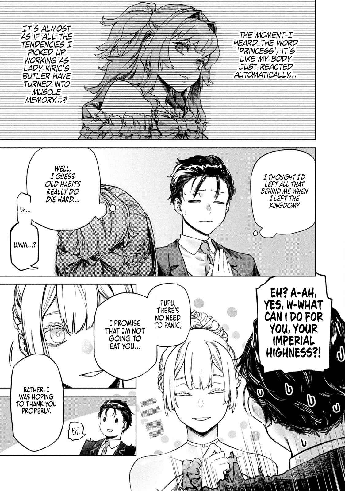Page 32 Chapter 2 Wagamama Oujo ni Tsukaeta Bannou Shitsuji, Tonari no Teikoku de Saikyou no Gunjin ni Nariagari Musou Suru