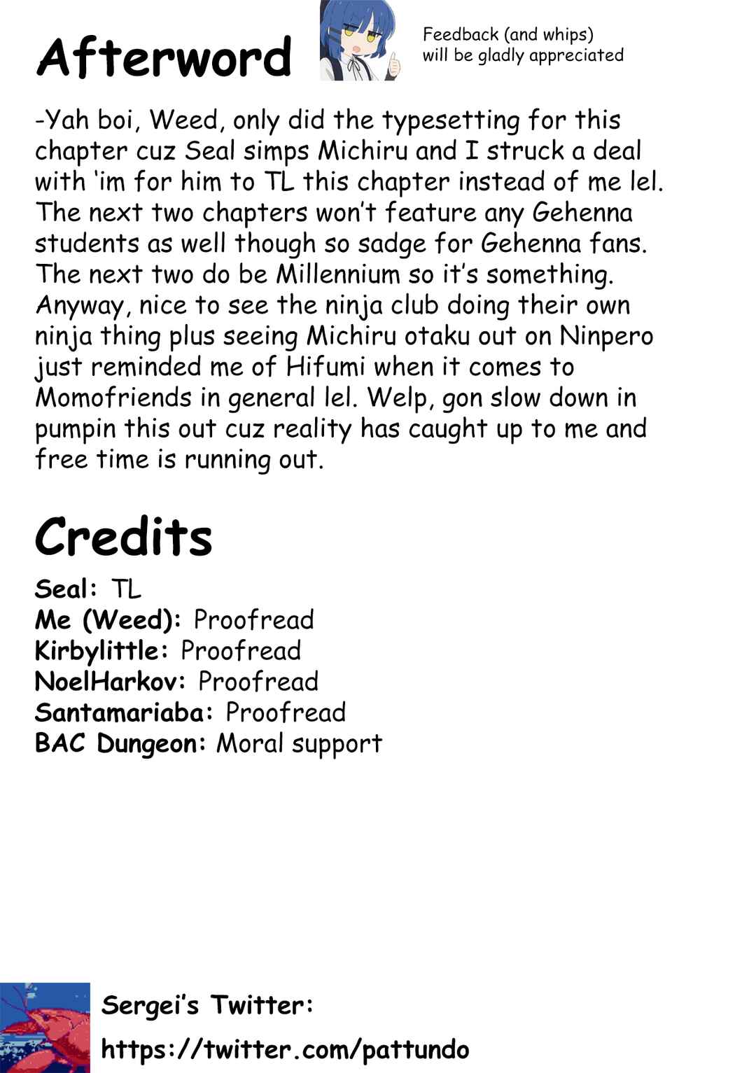 Page 13 Chapter 5 Blue Archive Dengeki Comic Anthology