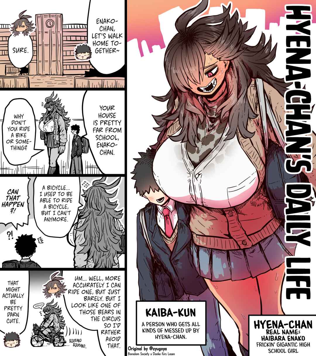 Page 1 Chapter 35.5 Being Targeted by Hyena-chan