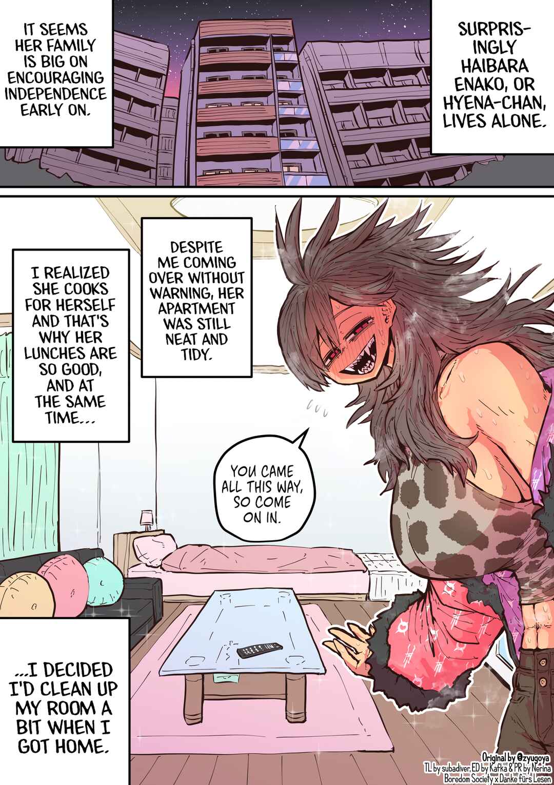 Page 1 Chapter 9 Being Targeted by Hyena-chan