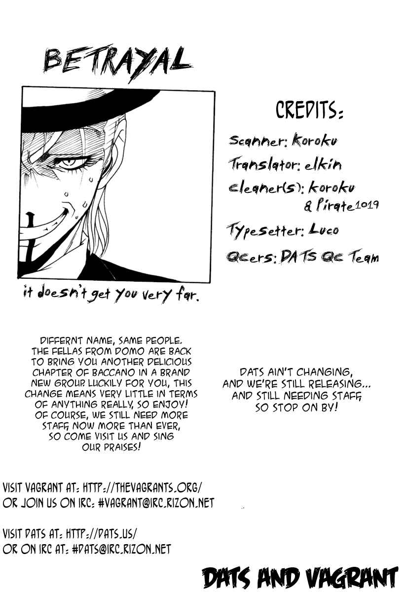 Page 26 Chapter 2 Baccano! 1931 The Grand Punk Railroad