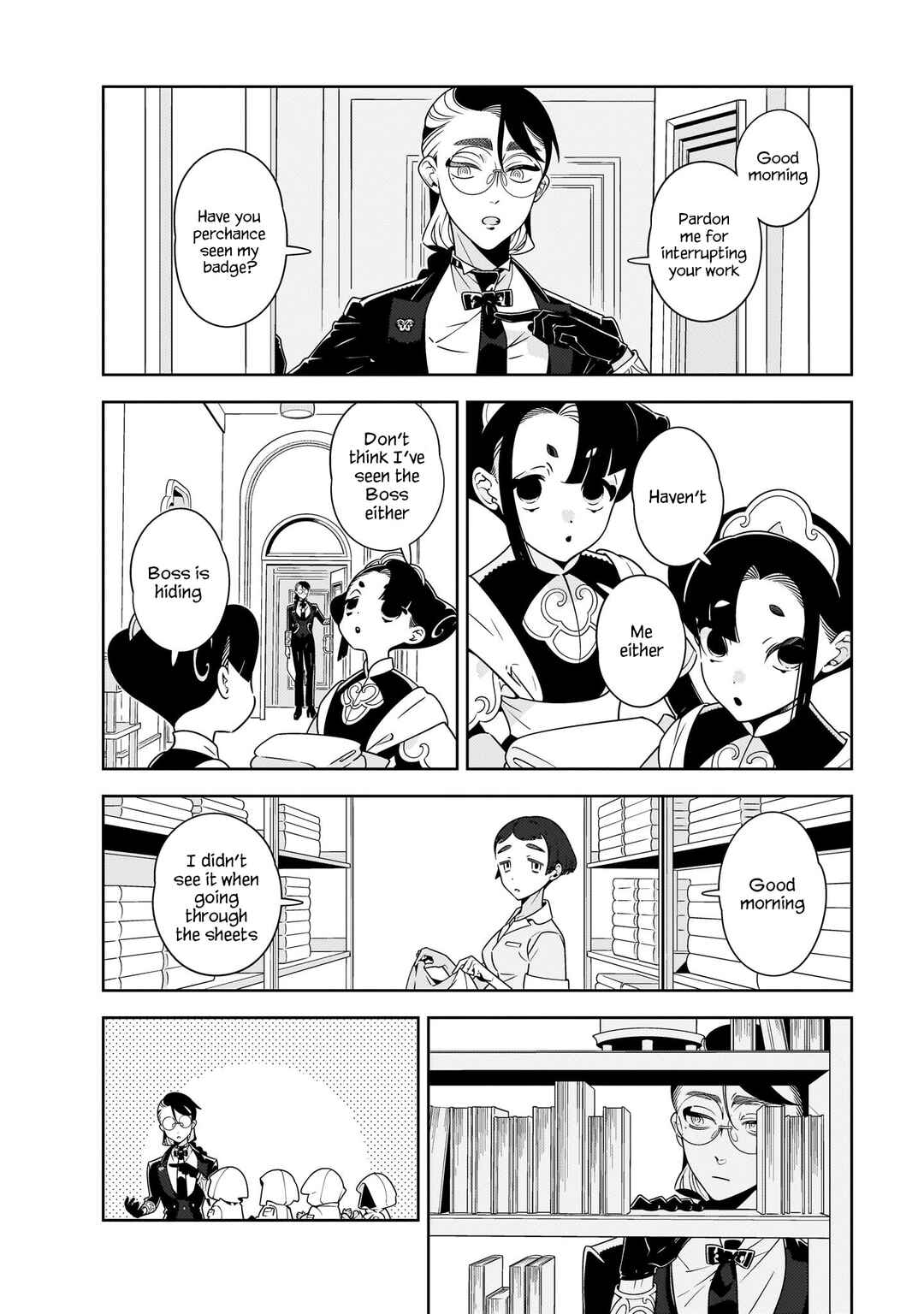 Page 8 Chapter 3 Hotel Laurel no Wataridoritachi