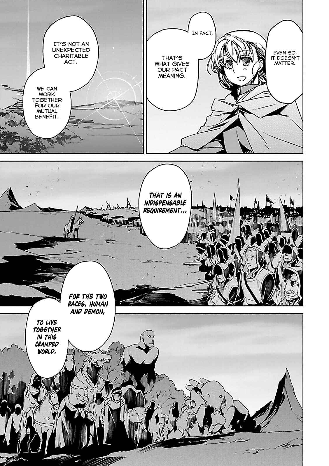 Page 10 Chapter 57 MAOYU : Archenemy and Hero “Become mine, Hero” “I refuse!”