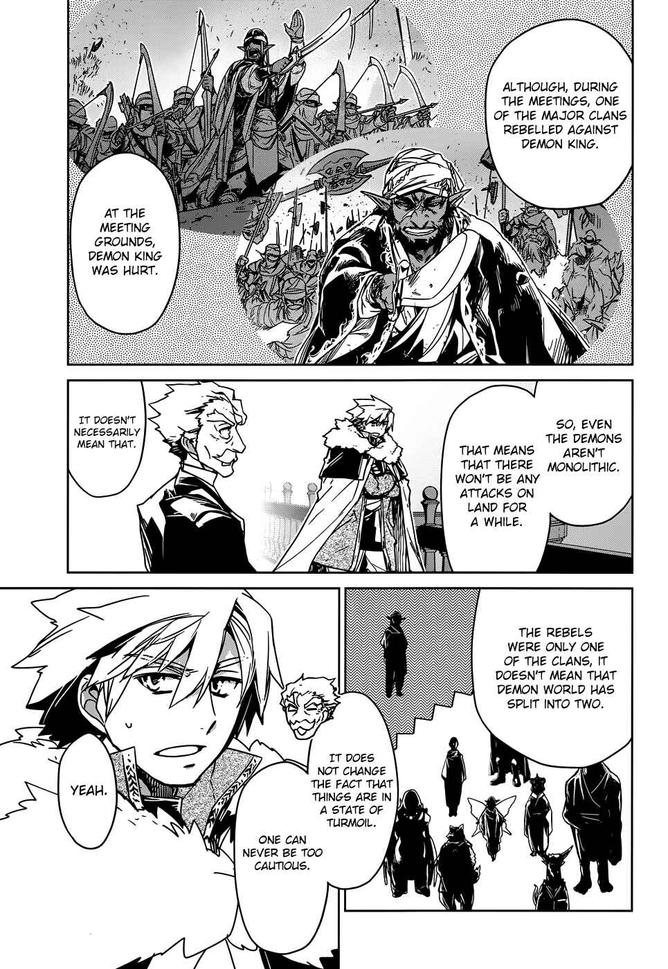 Page 34 Chapter 32 MAOYU : Archenemy and Hero “Become mine, Hero” “I refuse!”
