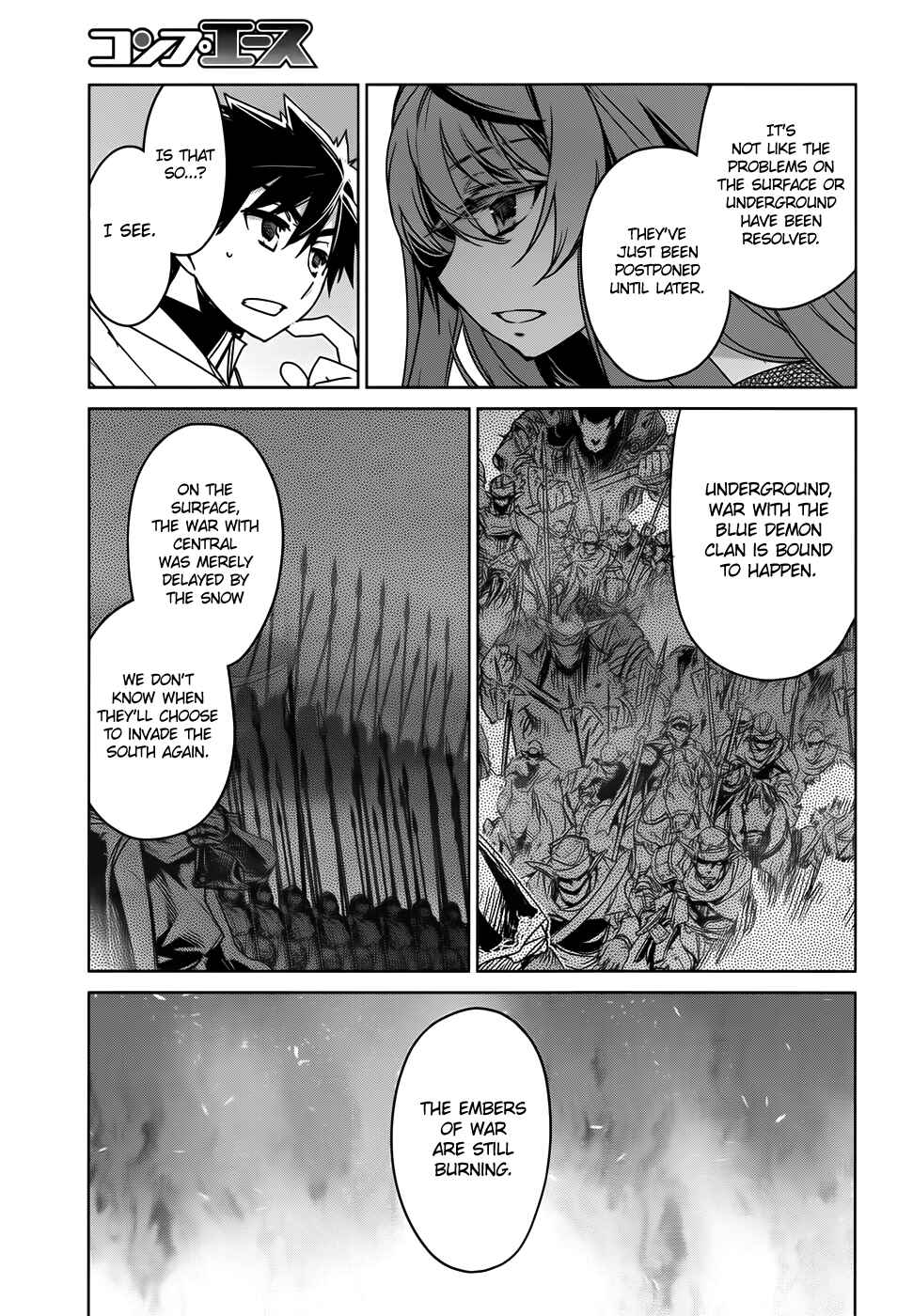 Page 8 Chapter 34 MAOYU : Archenemy and Hero “Become mine, Hero” “I refuse!”