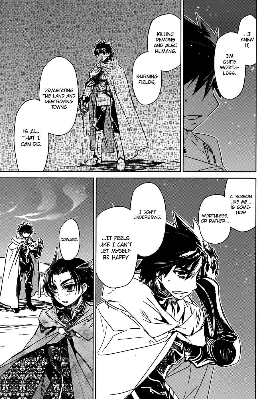 Page 28 Chapter 33 MAOYU : Archenemy and Hero “Become mine, Hero” “I refuse!”