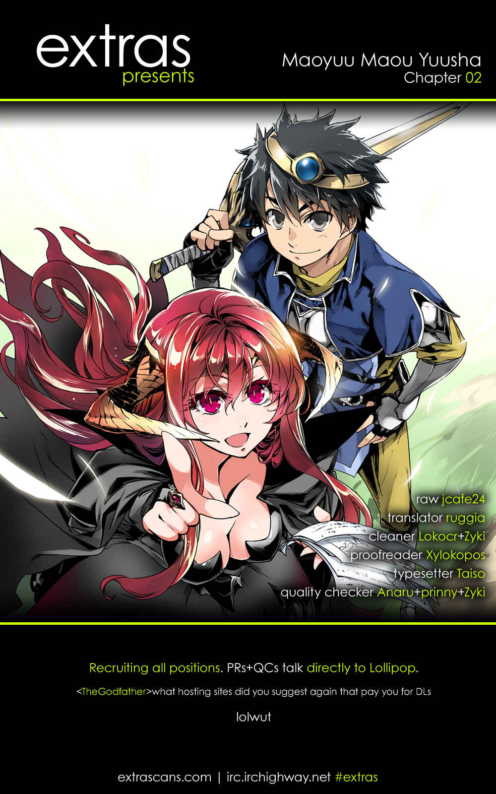 Page 41 Chapter 2 MAOYU : Archenemy and Hero “Become mine, Hero” “I refuse!”