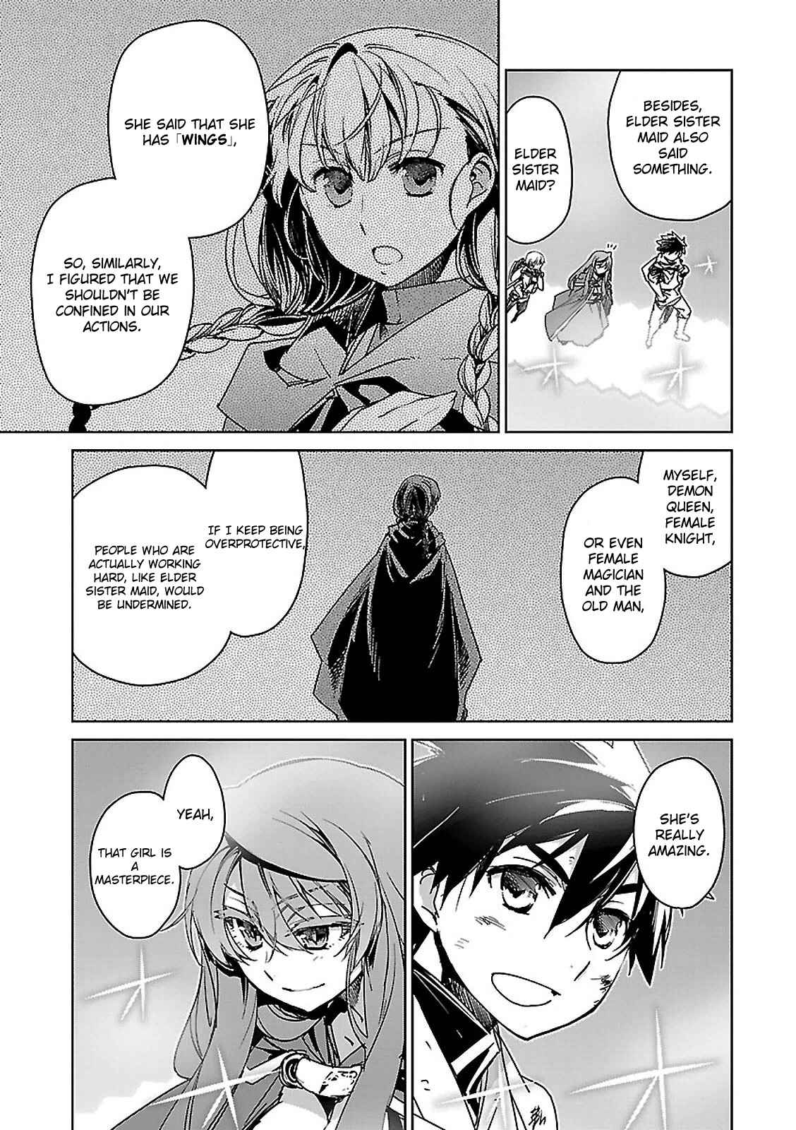 Page 10 Chapter 55 MAOYU : Archenemy and Hero “Become mine, Hero” “I refuse!”
