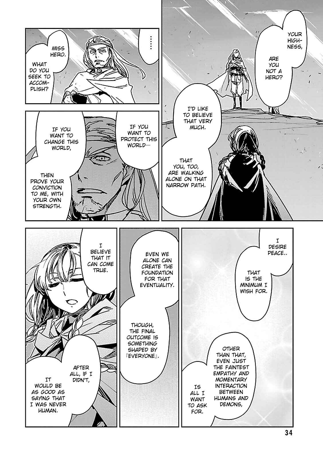 Page 29 Chapter 56 MAOYU : Archenemy and Hero “Become mine, Hero” “I refuse!”