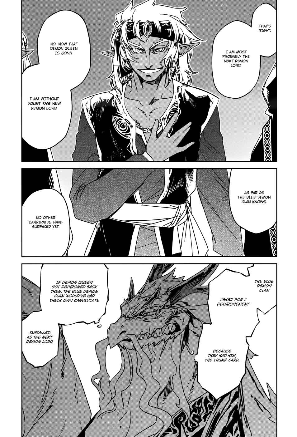 Page 28 Chapter 29 MAOYU : Archenemy and Hero “Become mine, Hero” “I refuse!”