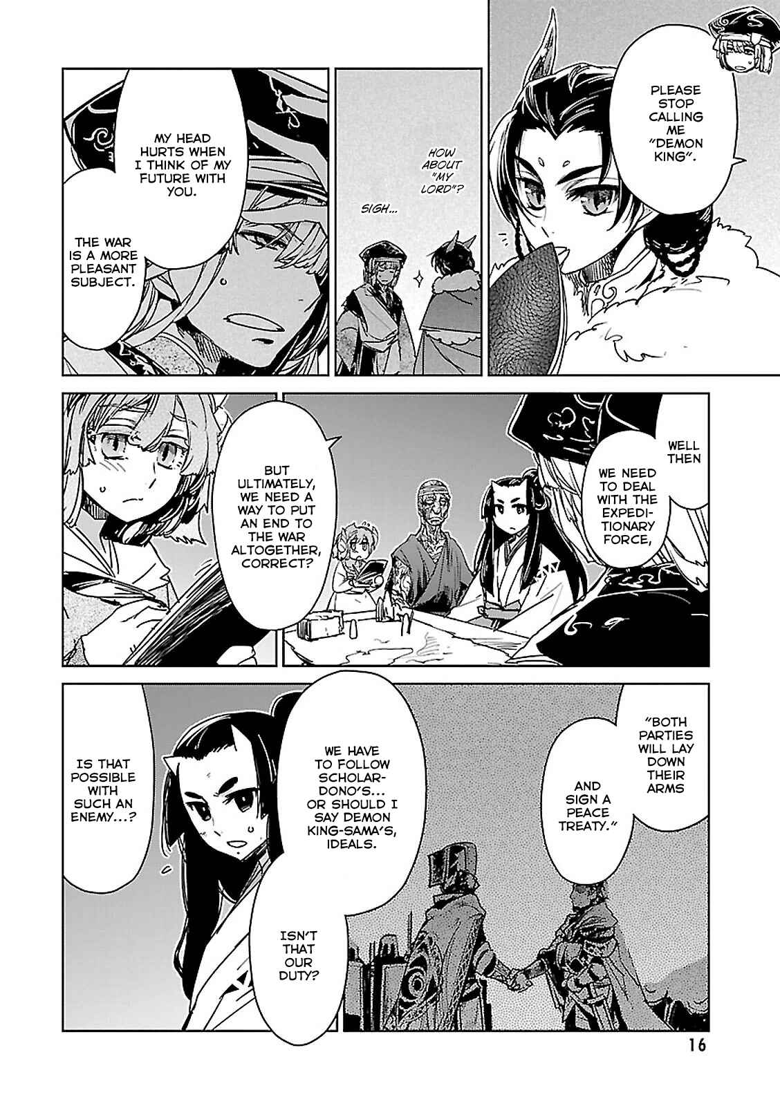 Page 4 Chapter 53 MAOYU : Archenemy and Hero “Become mine, Hero” “I refuse!”