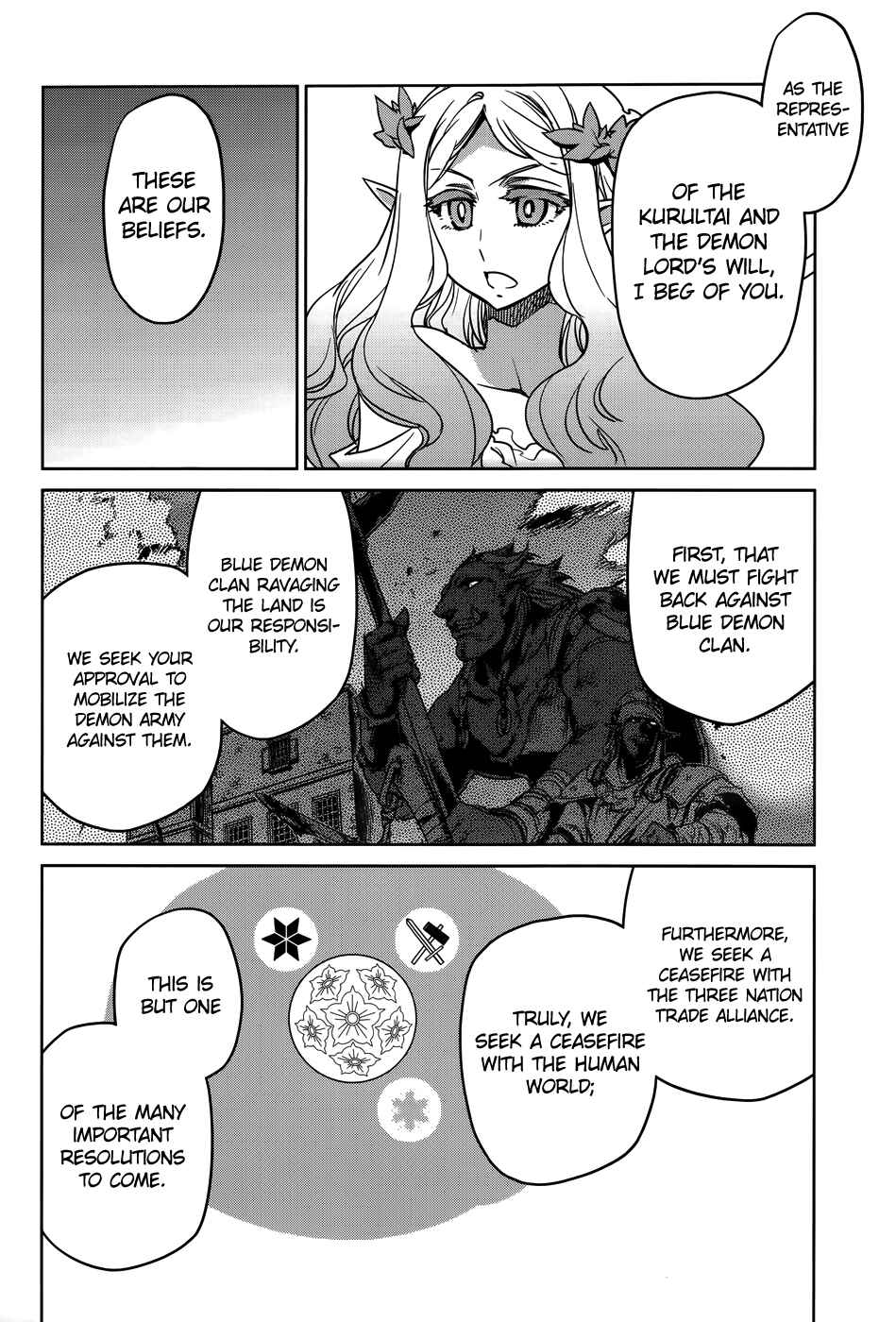 Page 42 Chapter 36 MAOYU : Archenemy and Hero “Become mine, Hero” “I refuse!”