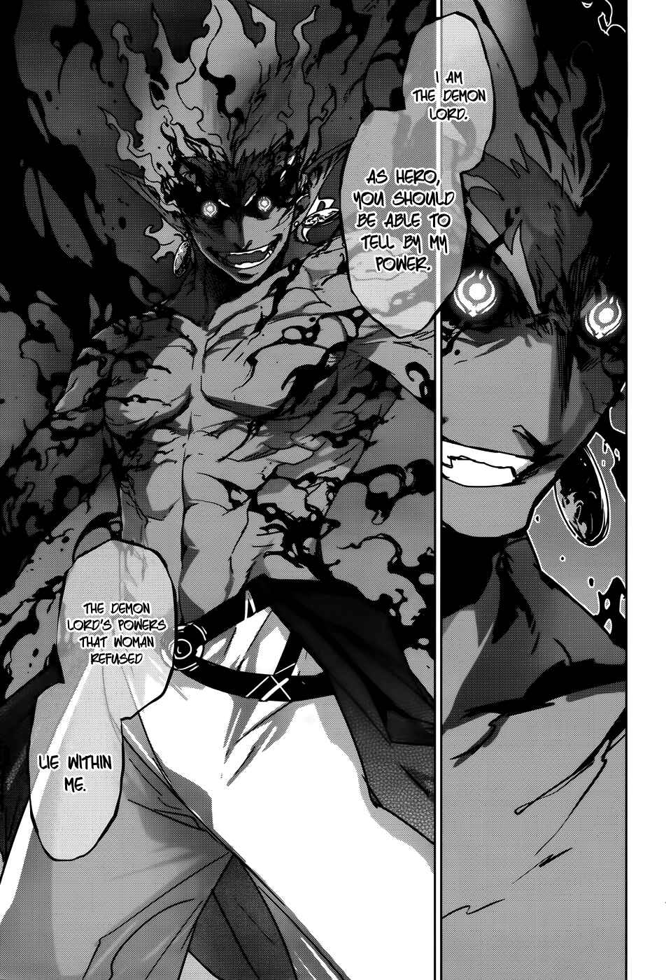 Page 57 Chapter 36 MAOYU : Archenemy and Hero “Become mine, Hero” “I refuse!”