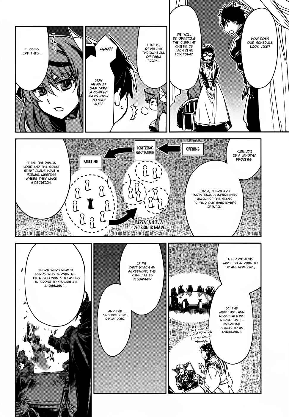 Page 8 Chapter 26 MAOYU : Archenemy and Hero “Become mine, Hero” “I refuse!”
