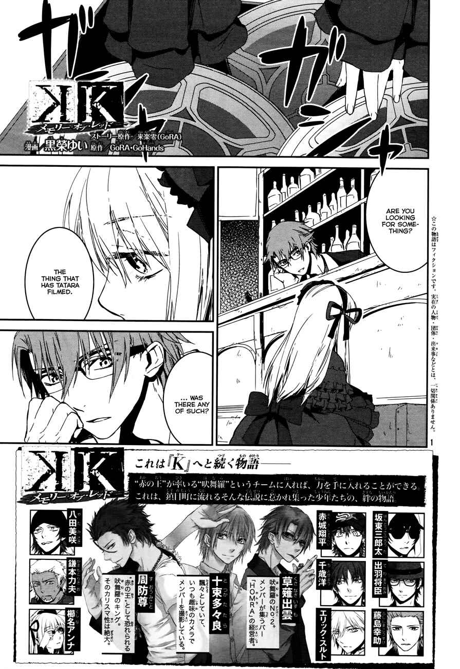 Page 4 Chapter 6 K - Memory of Red