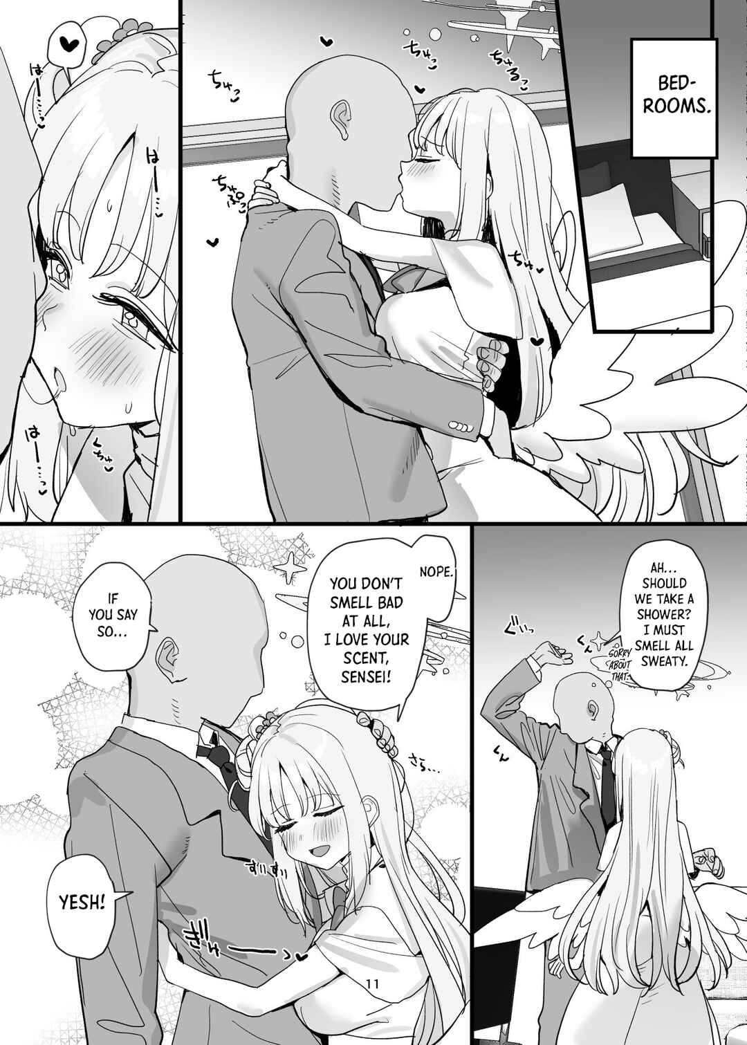 Page 11 Chapter Unknown_ef0e Blue Archive - It’s Okay for a Student to Have Sex with Sensei, Right?