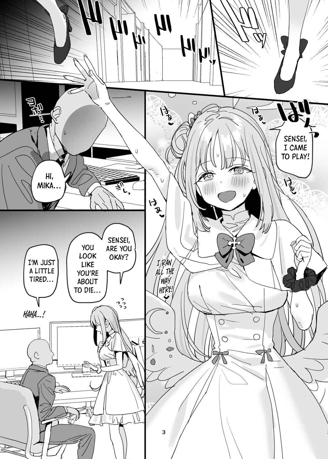 Page 3 Chapter Unknown_ef0e Blue Archive - It’s Okay for a Student to Have Sex with Sensei, Right?
