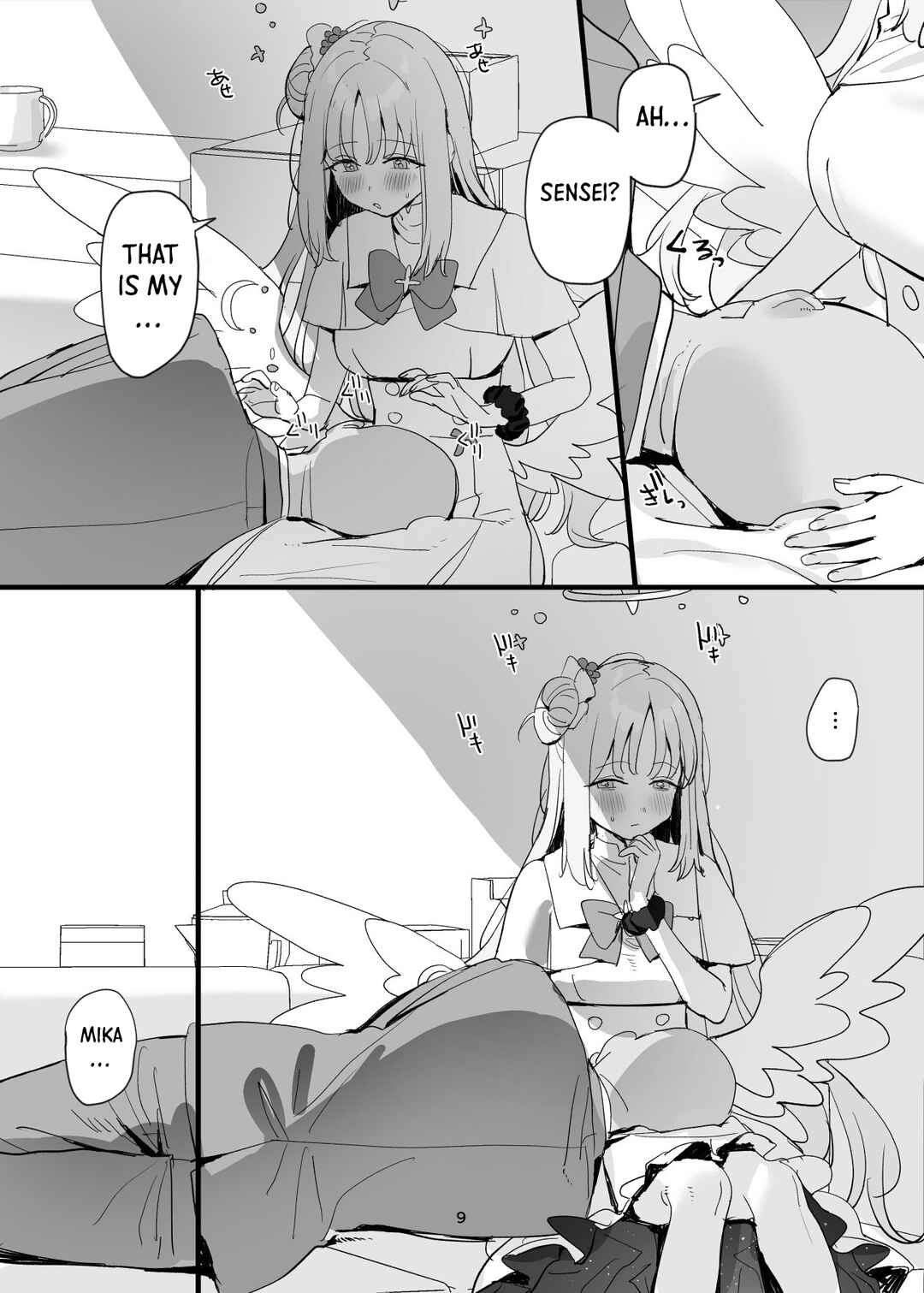 Page 9 Chapter Unknown_ef0e Blue Archive - It’s Okay for a Student to Have Sex with Sensei, Right?